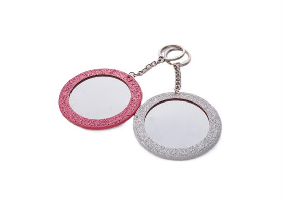 Mini Pantone Metal Kosmetik Pocket Mirror PU Kulit Travel Makeup Mirror
