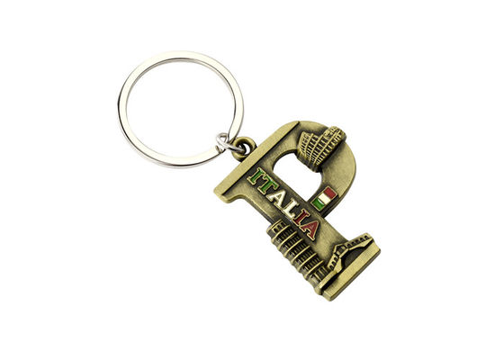 Gantungan Kunci Huruf Ukiran Laser 4mm Tebal Souvenir Gantungan Kunci Cincin Logam