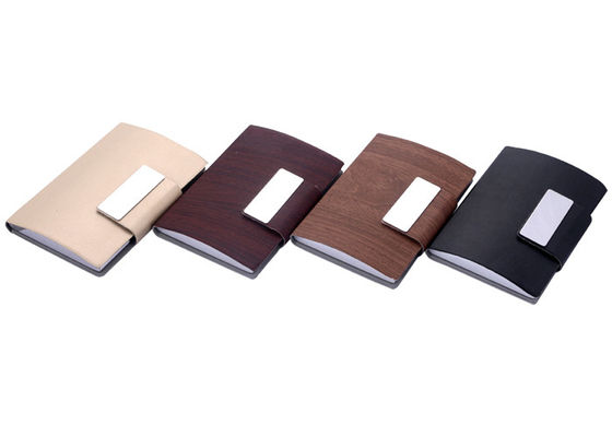 Debossing Tempat Kartu Nama Case PU Kulit Digital Printing Card Case
