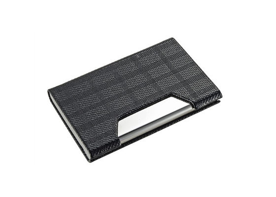 Harga bagus 65g Promosi PU Kulit pemegang kartu nama Magnetic Card Case 64*97*17mm on line