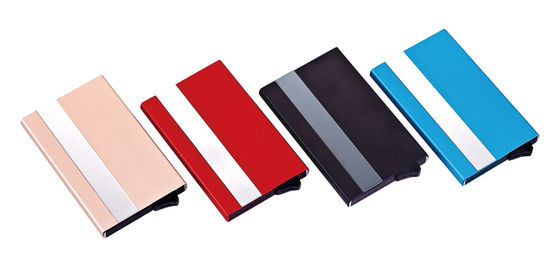 Harga bagus Dompet Pengorganisir Kartu Aluminium Klasik Dan Canggih Dengan Penutupan Magnetik on line