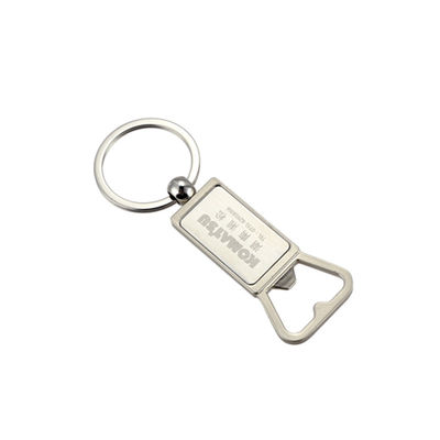 Harga bagus Shinny Nikel Seng Alloy Keychain botol pembuka untuk penjualan di seluruh dunia on line