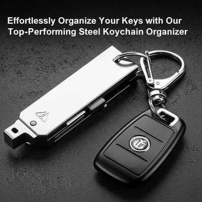 Harga bagus Effortlessly Organize Your Keys with Our Top-Performing Steel Keychain Organizer on line