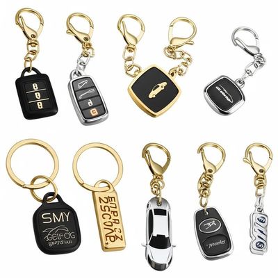 Harga bagus OEM/ODM Custom Car Keychains with Customized Logo Perfect on line