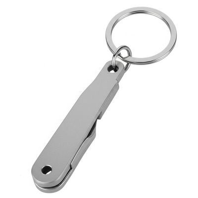 Harga bagus Zinc Alloy Metal Keychain Holder Durable and Customizable for OEM/ODM on line
