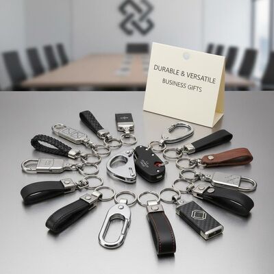 Harga bagus Keychain tahan lama termasuk gaya pemegang keychain serbaguna sempurna untuk promosi bisnis dan penghargaan pelanggan on line