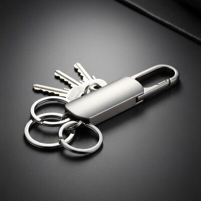 Harga bagus Zinc Alloy Metal Keychain Holder Desain serbaguna OEM ODM Cocok untuk Hadiah Perusahaan Acara dan Aksesoris Pribadi on line