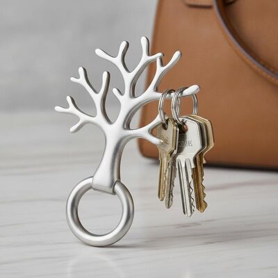 kualitas Key Organization And Carrying Metal Keychain Holder Bentuk pohon Sempurna untuk mengatur kunci dan menempel ke dompet atau tas Nyaman pabrik