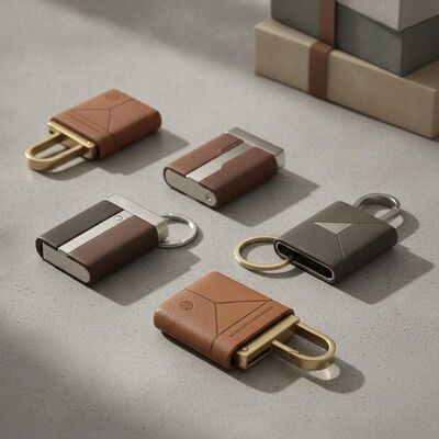 Harga bagus 20 Gram Kunci Kulit tahan lama yang menawarkan desain elegan dan tahan lama Cocok untuk hadiah perusahaan on line