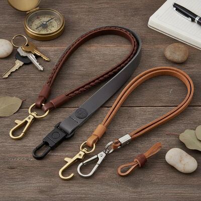 Harga bagus Organisasi Kunci Dan Dekorasi Tali Kunci Kulit 40 46 5mm Bahan Kulit Lembut Desain Praktis Sempurna untuk Sehari-hari on line