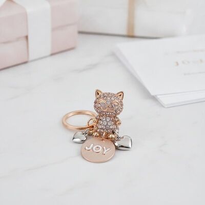Harga bagus Keychain logam yang indah 1 Piece Aksesoris tahan lama yang elegan Bagus untuk hadiah pribadi perusahaan dan acara giveaway on line
