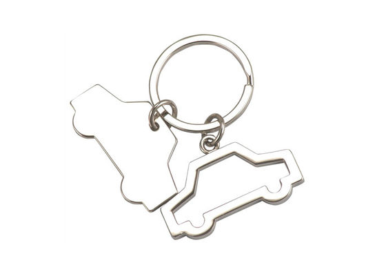 Harga bagus UV Printing Metal Keychain Holder Car 3mm Tebal Hadiah Iklan on line