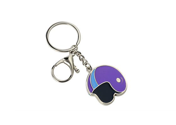 Souvenir Helm Pantone Lucu Gantungan Kunci Logam Enamel Iron Man Tebal 3mm