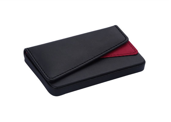 Harga bagus Penutupan Magnetik Personalized Card Holder Fabric PU Leather Card Case on line