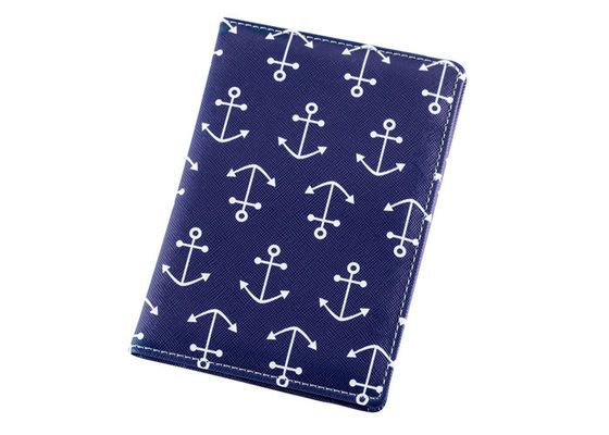Harga bagus Mencetak PU Kulit Pemegang Paspor Perjalanan Rectangle Slim Cover Wallet on line
